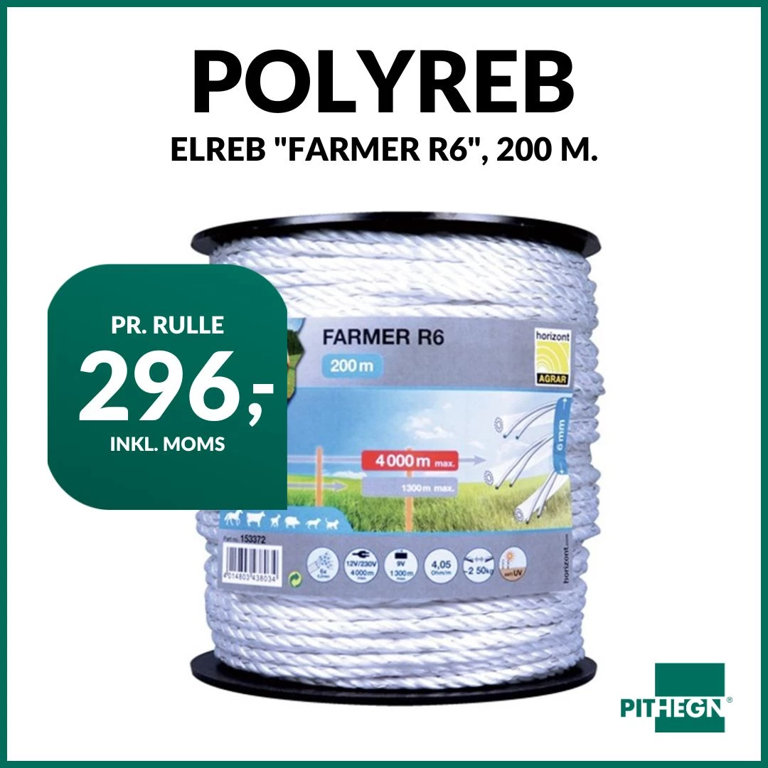 Polyreb - tilbud på polyreb. Hestehegn