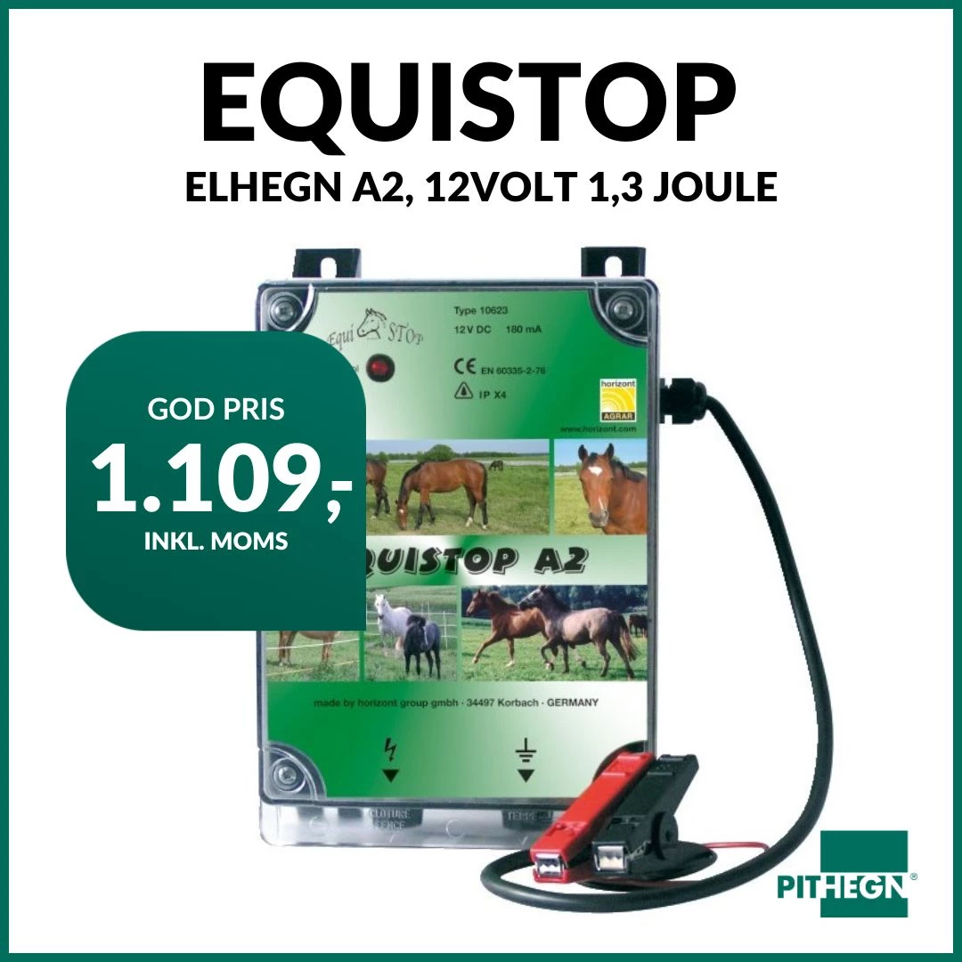 Elhegn - Equistop A2 til hestehegn